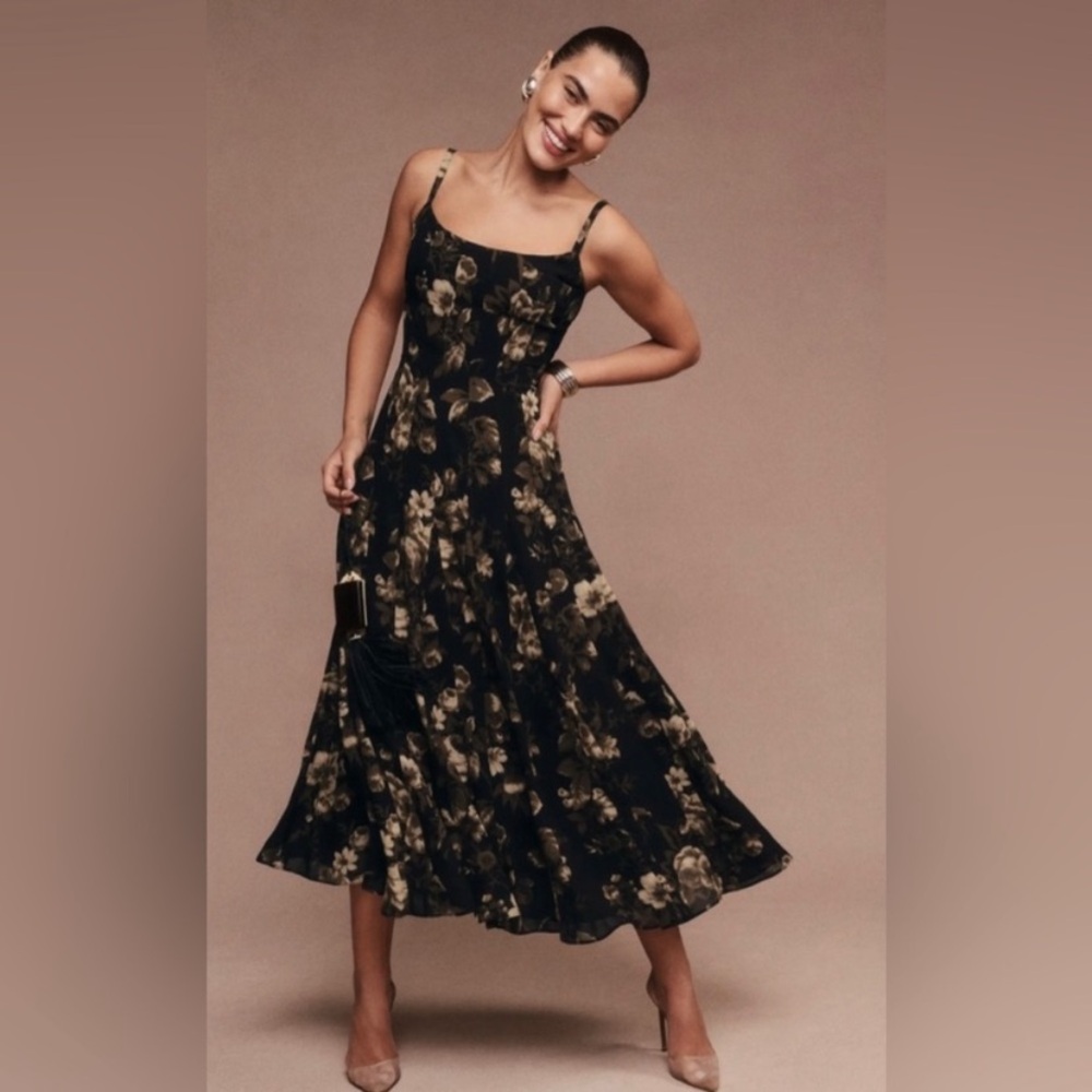 Reformation Katalina Dress in Grand Dame